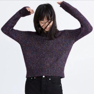 Madewell Shimmer Pullover Sweater (Size S)